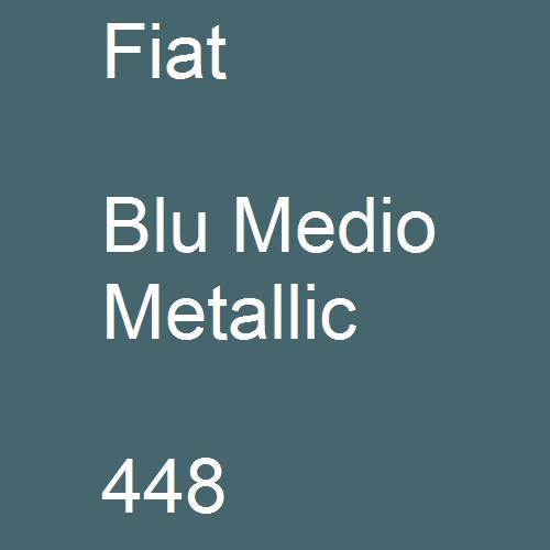 Fiat, Blu Medio Metallic, 448.